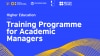 Training Programme for Academic Managers